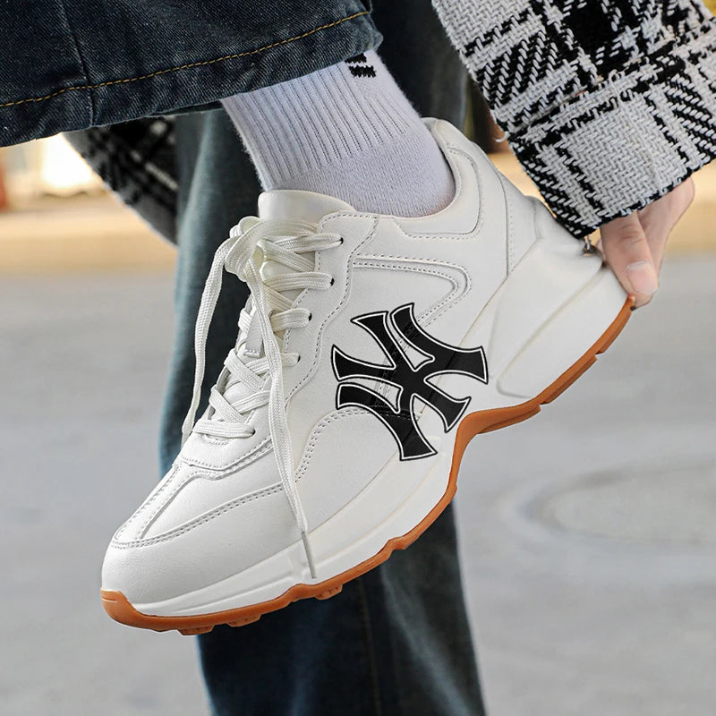 Men's shoes 2024 new explosion of thick-soled father fashion shoes lovers spring and autumn sports casual shoes