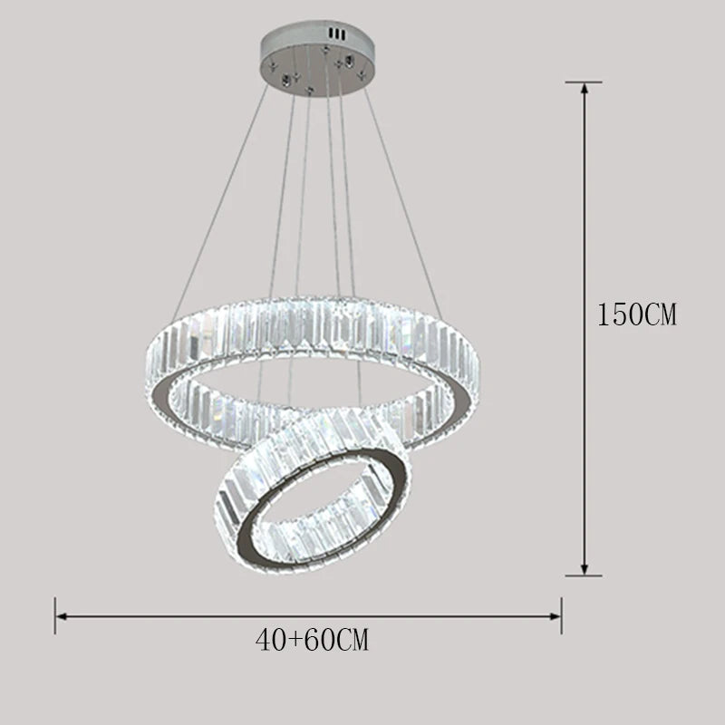 Modern Crystal stair chandelier lights indoor lighting Ceiling lamp hanging light led Chandeliers for living room indoor lightin