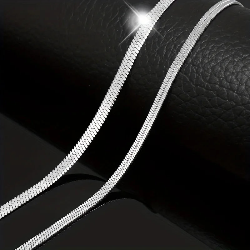 Fashion Punk Hip Hop Necklace Snake Chain Men Blade Chain For Unisex Party、Christmas gift、Thanksgiving Day、Birthday Gifts