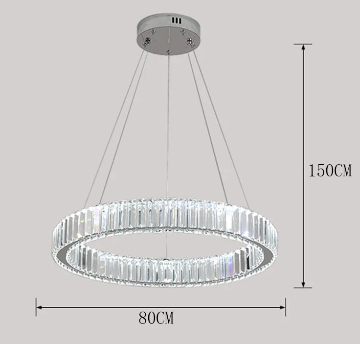 Modern Crystal stair chandelier lights indoor lighting Ceiling lamp hanging light led Chandeliers for living room indoor lightin