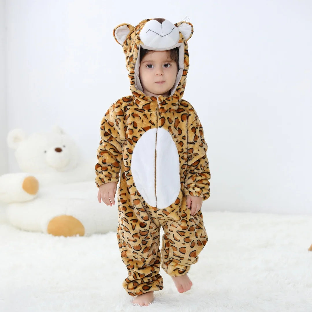 Baby Unisex Romper Kigurumi Infant Cute Stitch Dinosaur Animal Jumpsuits Newborn Cartoon Pajamas For Kids Boys Girls Christmas