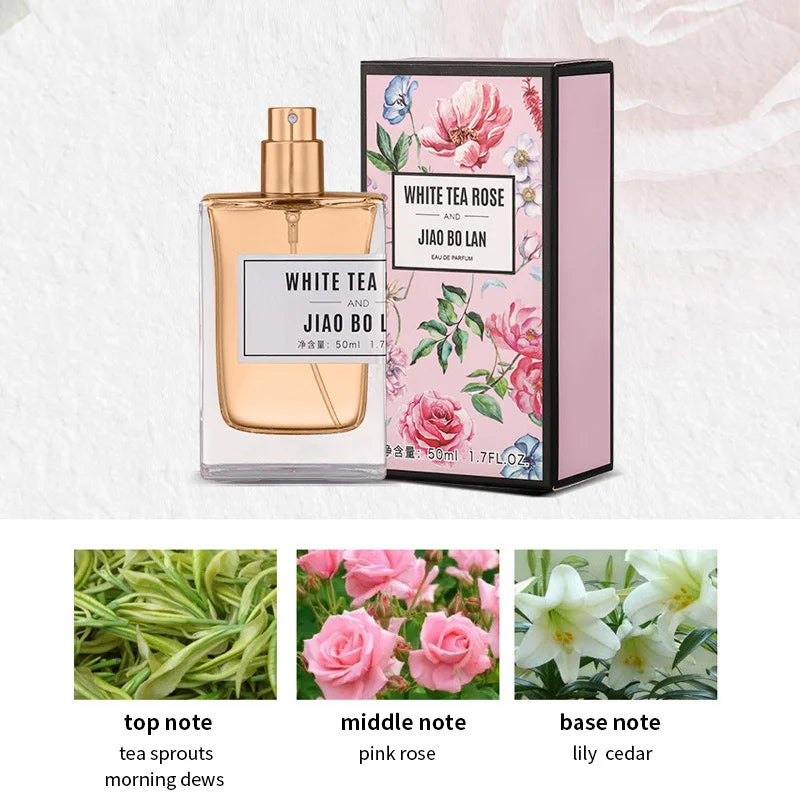 Sweetheart Ladies Perfume Long-lasting Light Fragrance Fresh Brand Romantic Date Charm Confident Rose Fragrance Body Spray 45ml