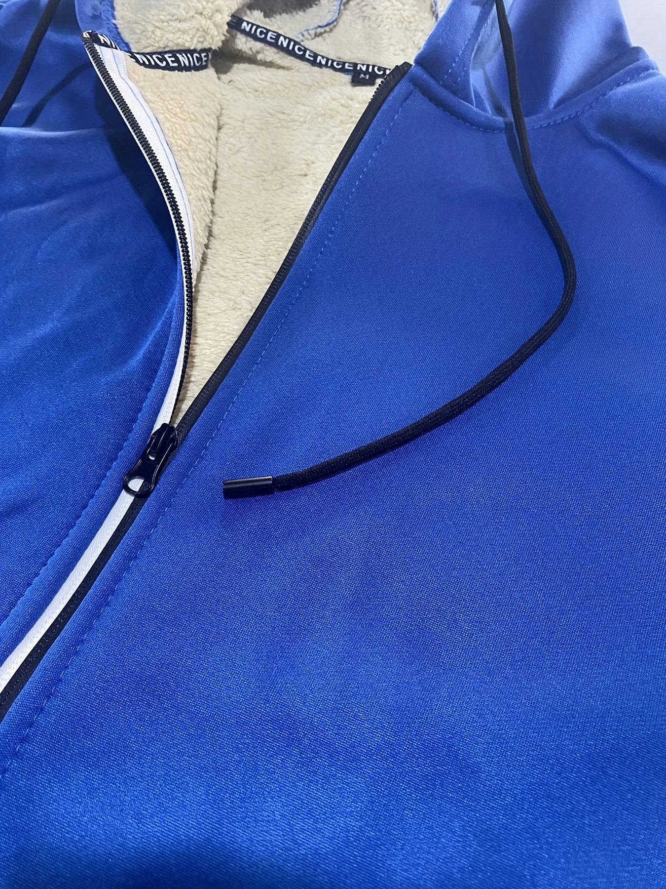 Men's Inspirational Fleece-Lined Hooded Sweatshirt Jacket Casual Polyester Knit Fabric Fit With Printed Motivational Quote