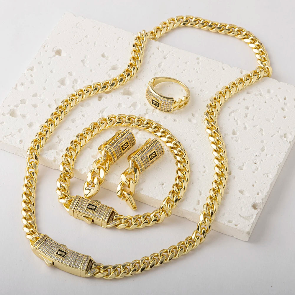 LUIZADA Fashionable and Exquisite Women's Jewelry Set Wedding Jewelry Accessories Gift