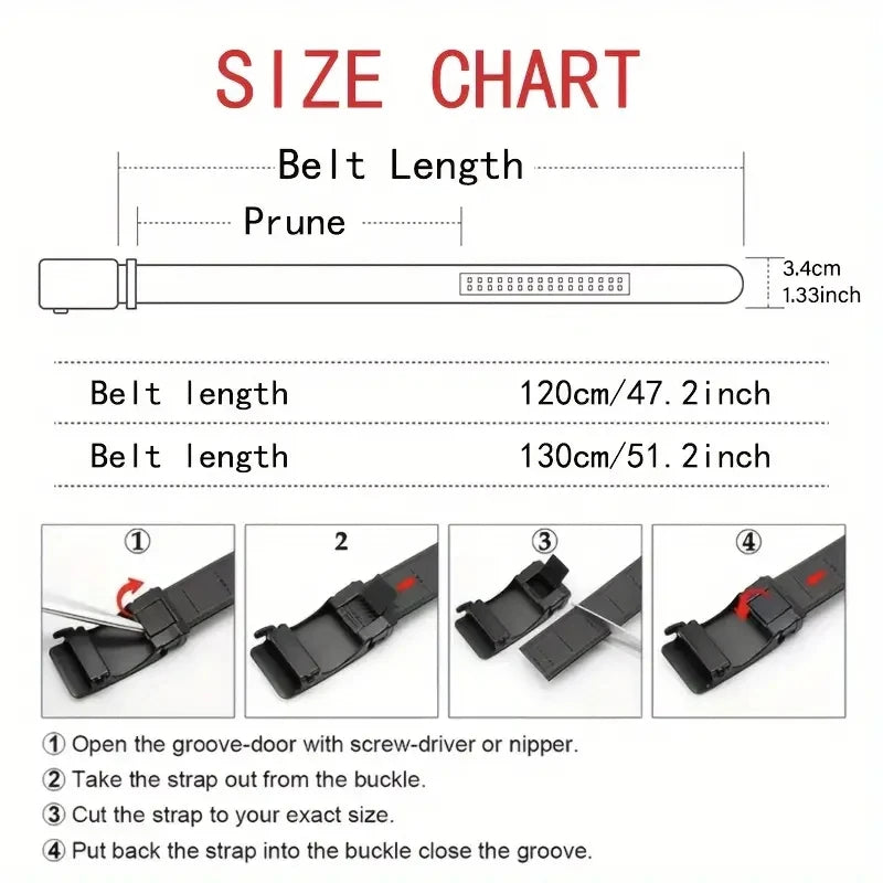 Genuine Leather Belt Metal Alloy Automatic Buckle Brand Luxury Design Waist Belts for Men Strap Male Men belts