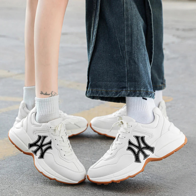 Men's shoes 2024 new explosion of thick-soled father fashion shoes lovers spring and autumn sports casual shoes