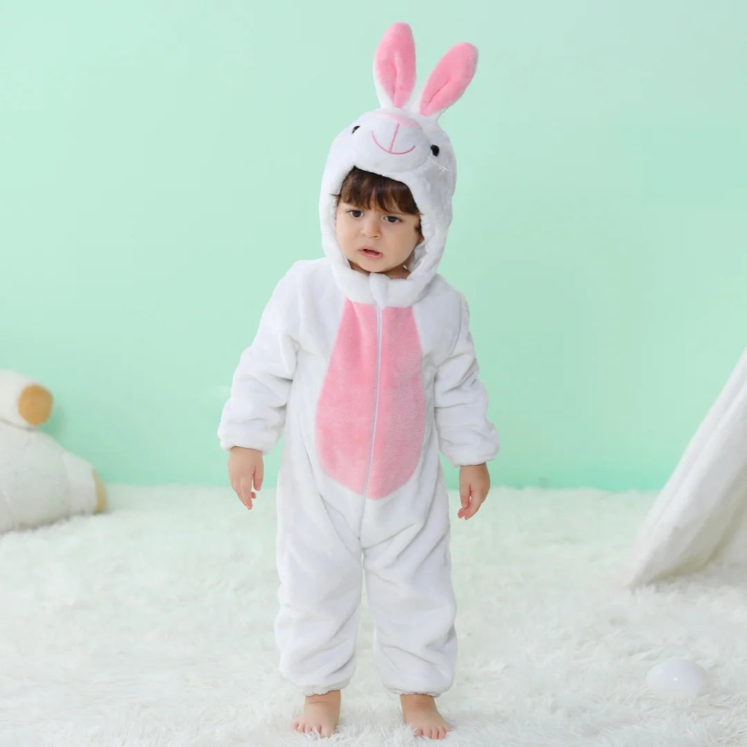 Baby Unisex Romper Kigurumi Infant Cute Stitch Dinosaur Animal Jumpsuits Newborn Cartoon Pajamas For Kids Boys Girls Christmas
