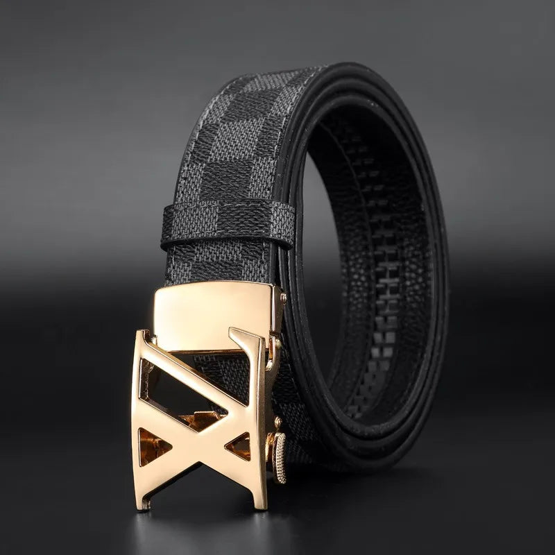 Luxury Brand Men Belt High Quality Leather Business Designer famous Belts for men Jeans Strap Male Metal Buckle belt