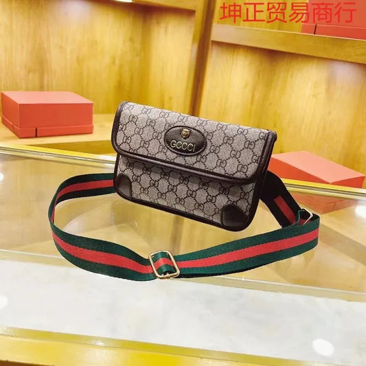 Autumn and winter Unique Women's Bags - Retro Classic Tiger Head Bags - Casual Waist Bags - Handbags - Envelope Bags