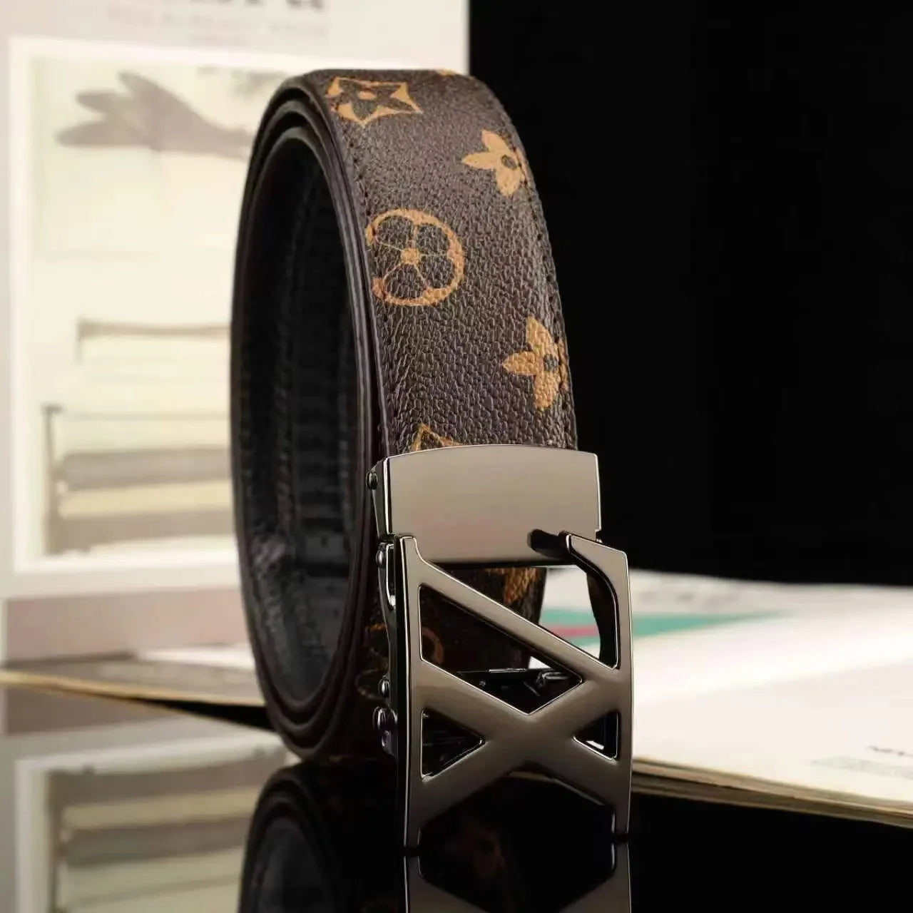 Luxury Brand Men Belt High Quality Leather Business Designer famous Belts for men Jeans Strap Male Metal Buckle belt