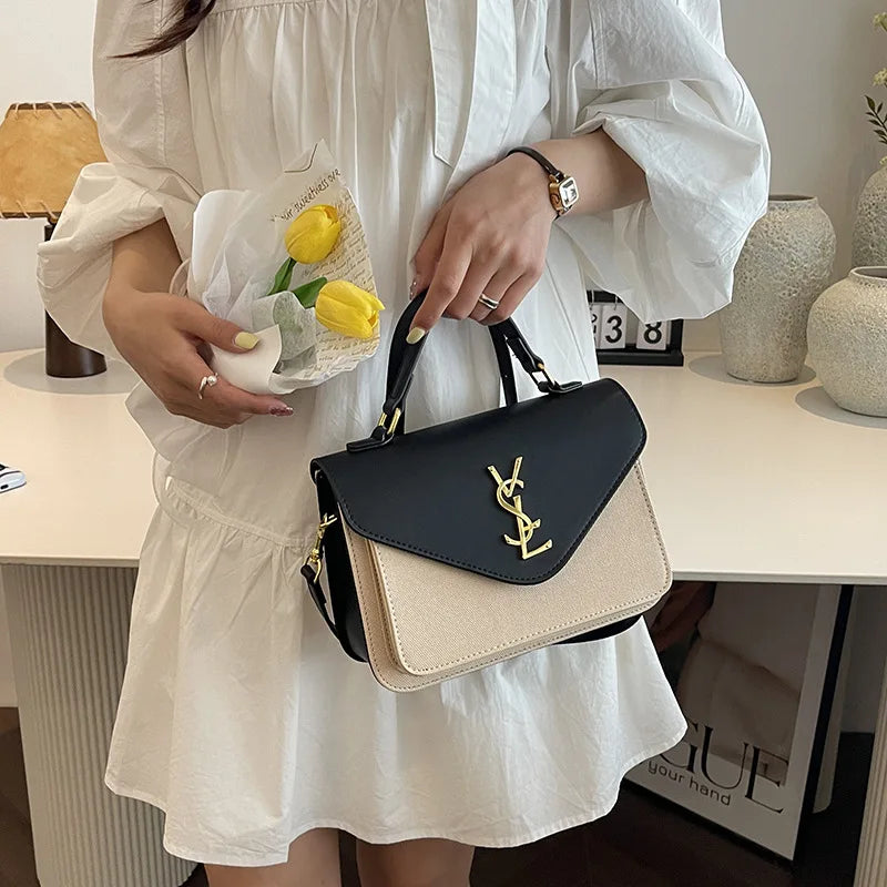 2025 Fashion Small Square Bag, Light Luxury, High End, Women's Single Shoulder Crossbody Bag, Versatile Commuter Underarm Bag