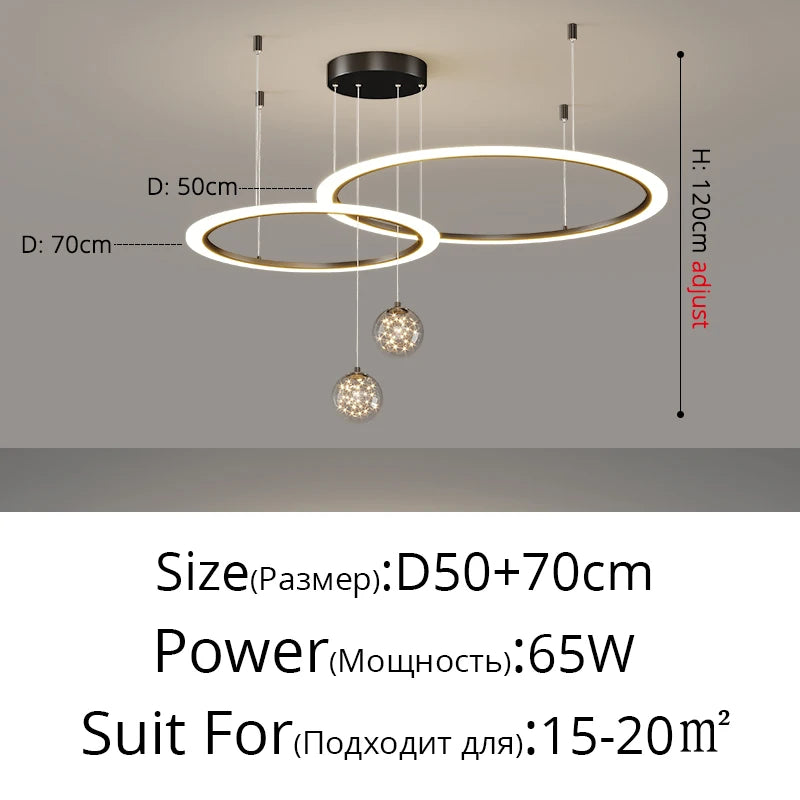 Modern LED Chandeliers Indoor Remote Dimming Lighting Lamp For Living Room Bedroom Lamps star Decor Lusters Lights Droppshiping