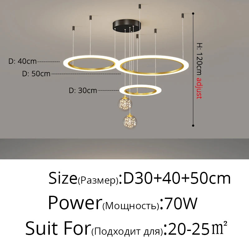 Modern LED Chandeliers Indoor Remote Dimming Lighting Lamp For Living Room Bedroom Lamps star Decor Lusters Lights Droppshiping
