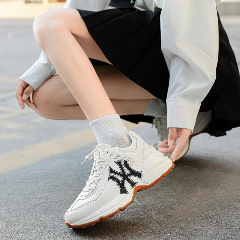 Men's shoes 2024 new explosion of thick-soled father fashion shoes lovers spring and autumn sports casual shoes