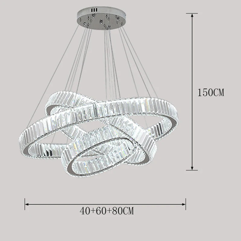 Modern Crystal stair chandelier lights indoor lighting Ceiling lamp hanging light led Chandeliers for living room indoor lightin