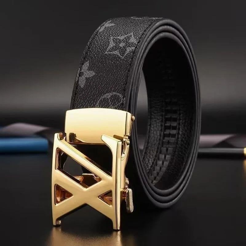 Luxury Brand Men Belt High Quality Leather Business Designer famous Belts for men Jeans Strap Male Metal Buckle belt