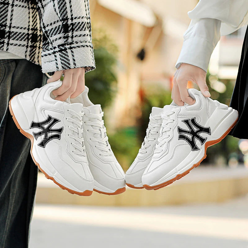 Men's shoes 2024 new explosion of thick-soled father fashion shoes lovers spring and autumn sports casual shoes