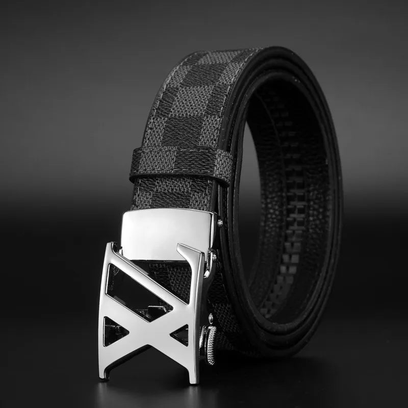 Luxury Brand Men Belt High Quality Leather Business Designer famous Belts for men Jeans Strap Male Metal Buckle belt