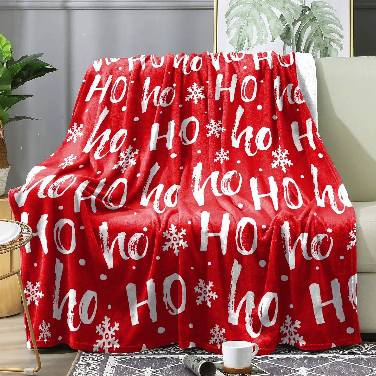 Christmas Red Plaid Winter Blanket Bedspreads Warm Soft Flannel Throw Blanket Decorative Home Bedding Blanket Cover Holiday Gift